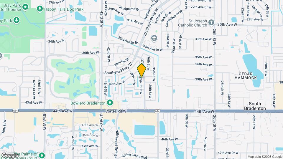 4015 37th St Ct W Map and Location Details