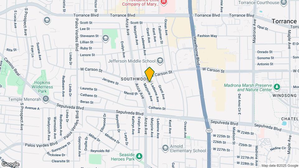 21821 Ladeene Ave Map and Location Details