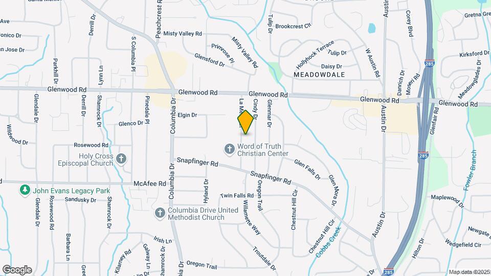 1914 La Mesa Ln Map and Location Details