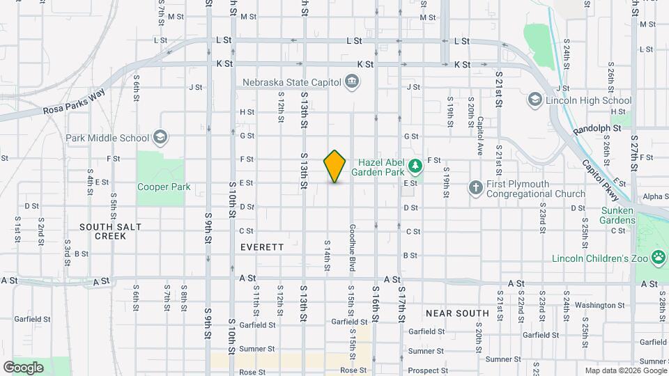 1409 E St Map and Location Details