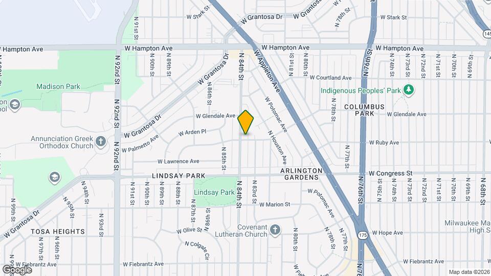 4502 N 84th St Map and Location Details