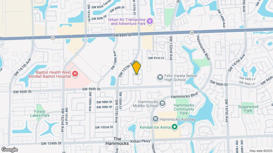 9424 SW 154th Ct Map and Location Details