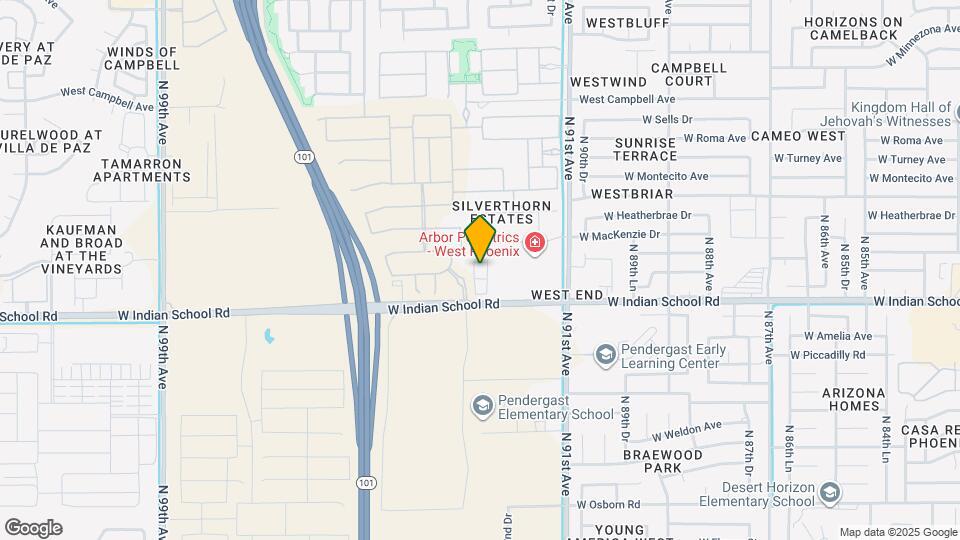 9220 W Indian School Rd Map and Location Details