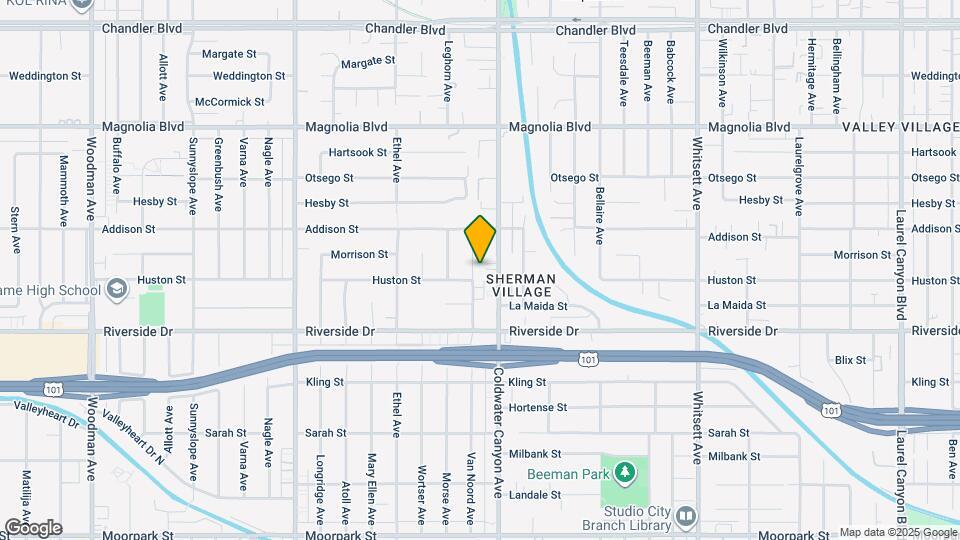 4912 Van Noord Ave Map and Location Details