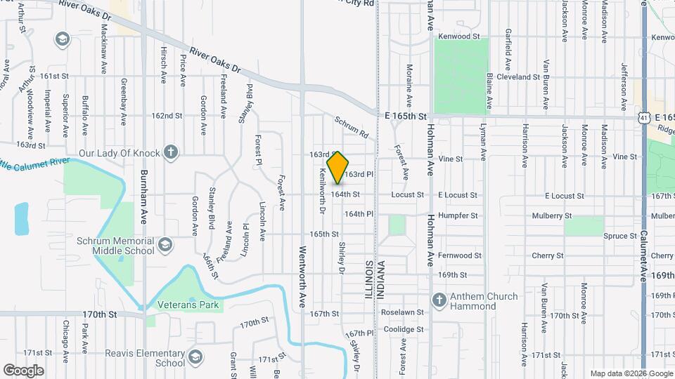 106 164th St Map and Location Details