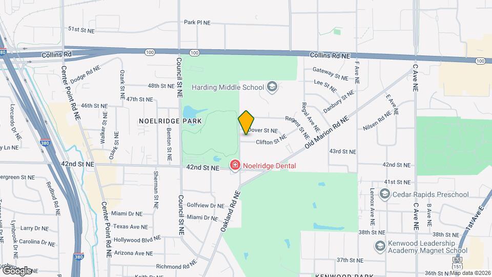 1148 Clifton St NE Map and Location Details