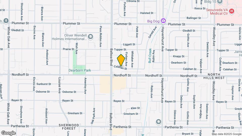 16934 Calahan St Map and Location Details