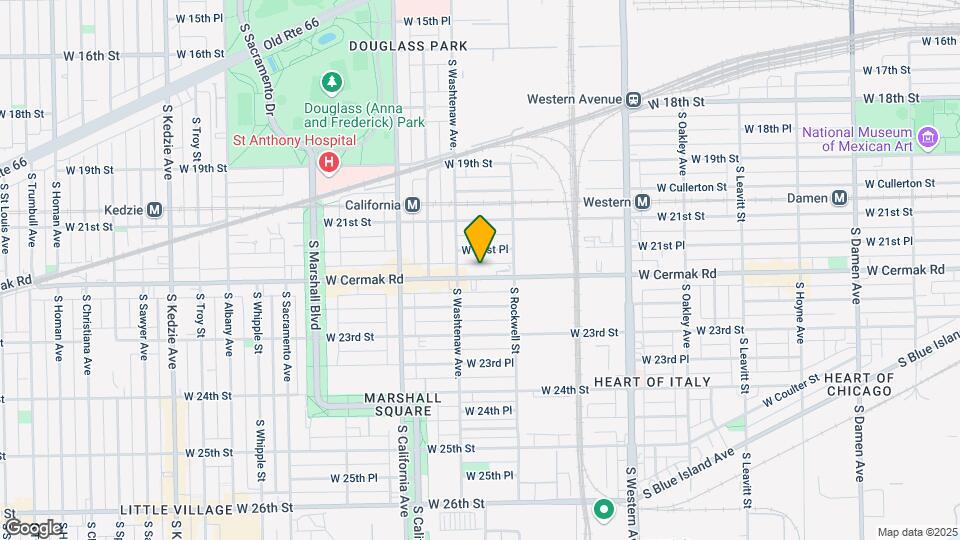 2636 W Cermak Rd, Unit 2 Map and Location Details