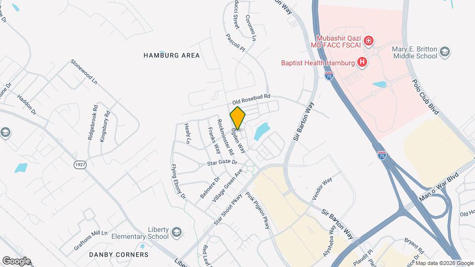 2444 Ogden Way Map and Location Details