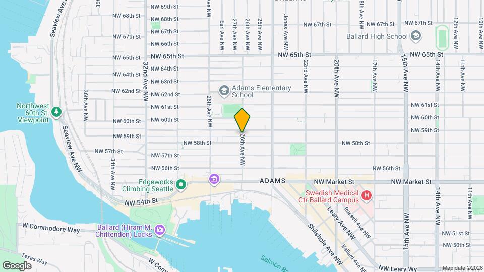5816 26th Ave NW Map and Location Details