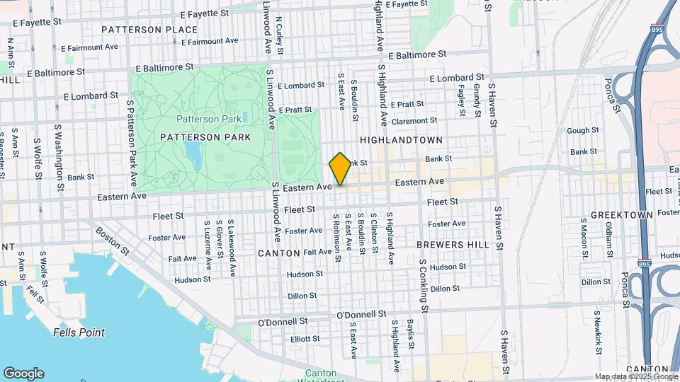 3129 Eastern Ave, Unit Basement Map and Location Details