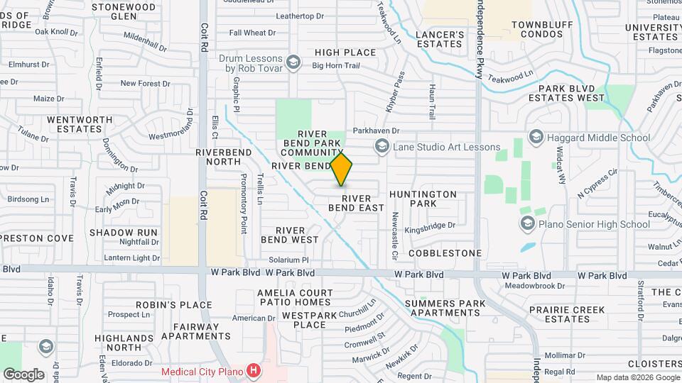 3601 Interlaken Dr Map and Location Details