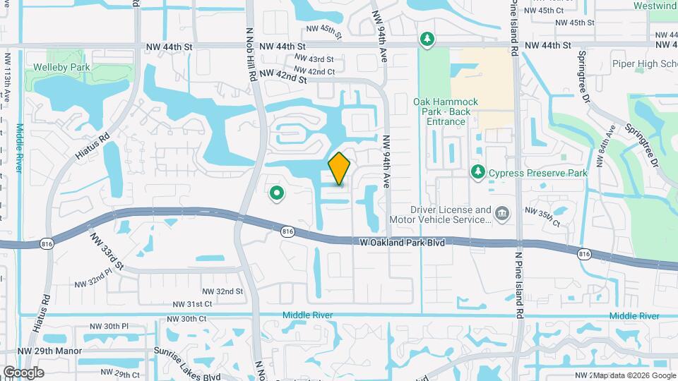 3741 NW 95th Ter Map and Location Details