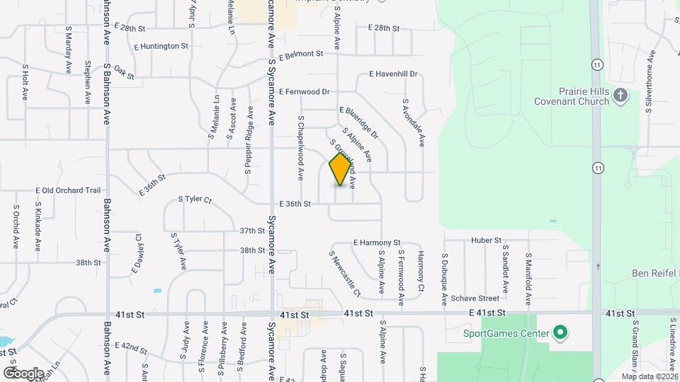 2720 S Maywood Dr Map and Location Details