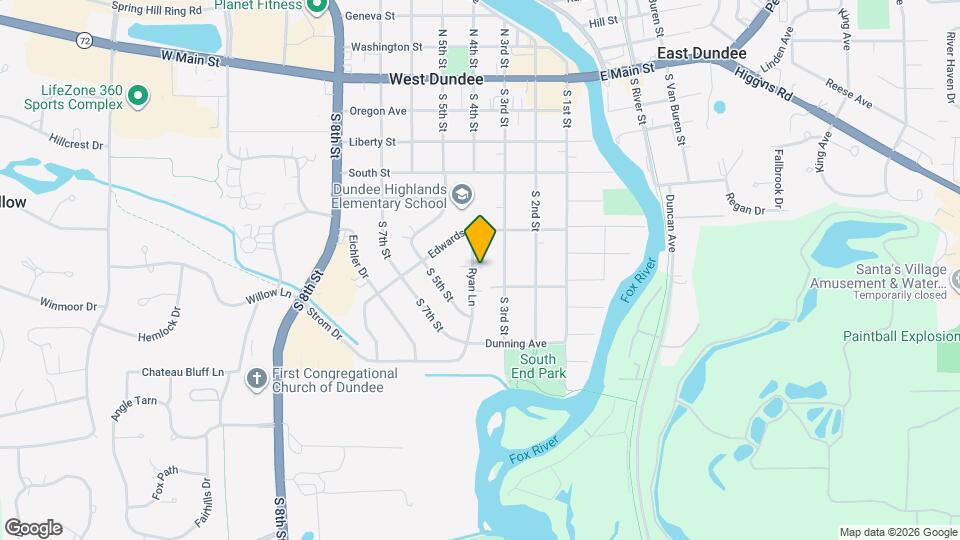 525 Ryan Ln Map and Location Details