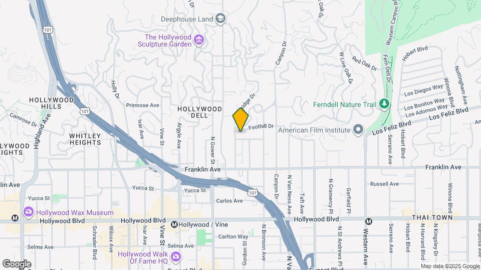 5971 Chula Vista Way Map and Location Details