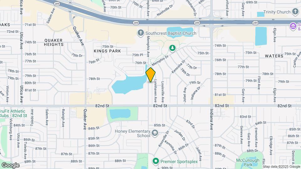 7805 Memphis Ave Map and Location Details