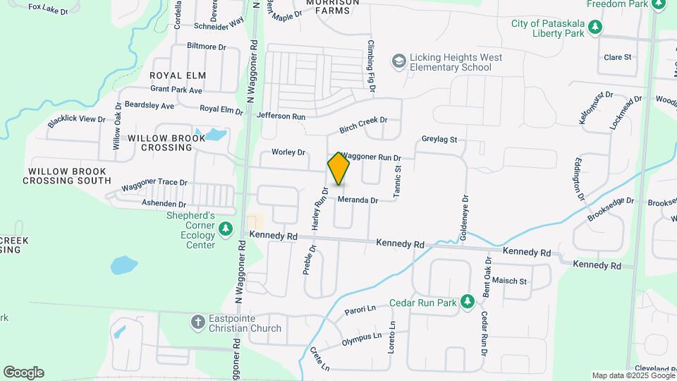 1181 Walker Springs Dr Mapa y Detalles de la Ubicación