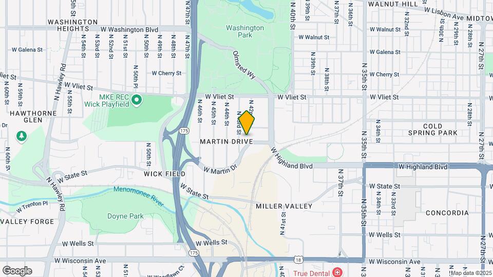 4210 W Juneau Ave Mapa y Detalles de la Ubicación