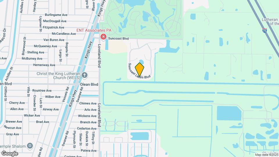 2760 Suncoast Lakes Blvd Map and Location Details