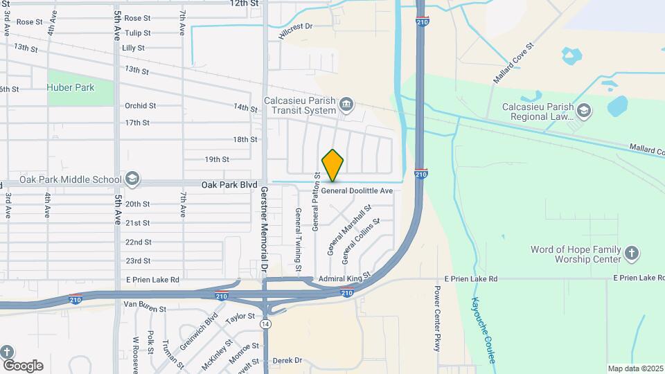 2821 General Doolittle Ave Map and Location Details