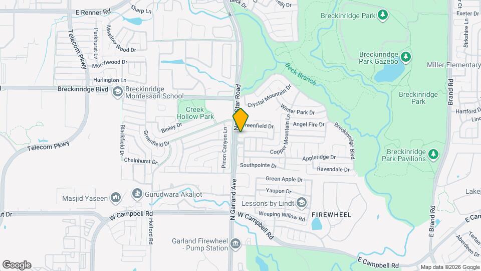 2721 Millwood Dr Map and Location Details