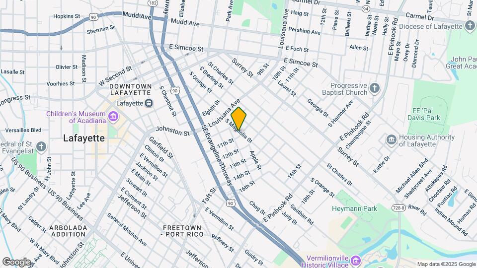 620 S Magnolia St Map and Location Details