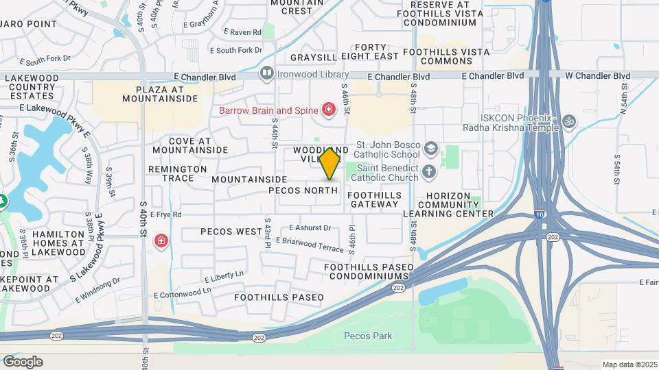 4531 E Amberwood Dr Map and Location Details