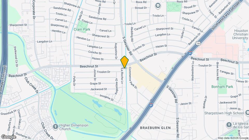 8011 La Roche Ln Map and Location Details