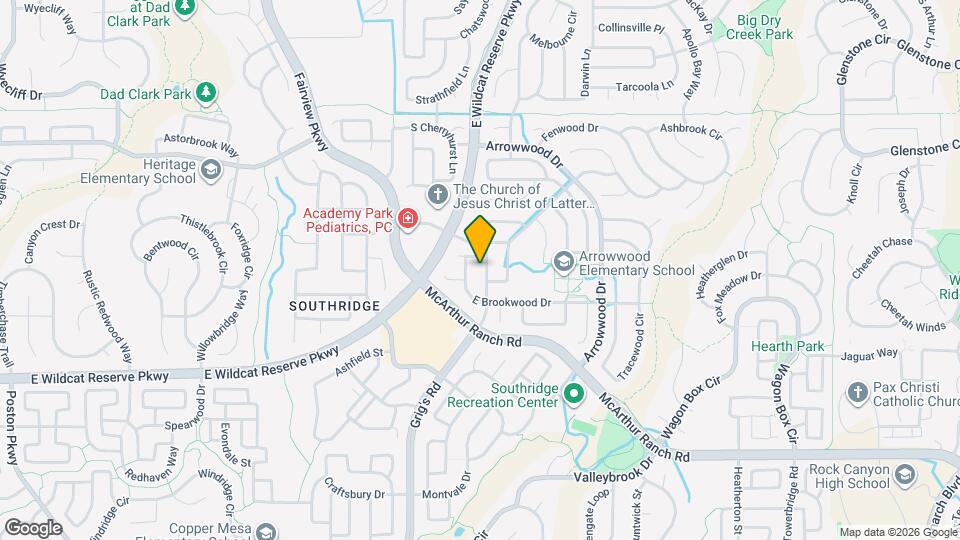 10375 S Ravenswood Ln Map and Location Details