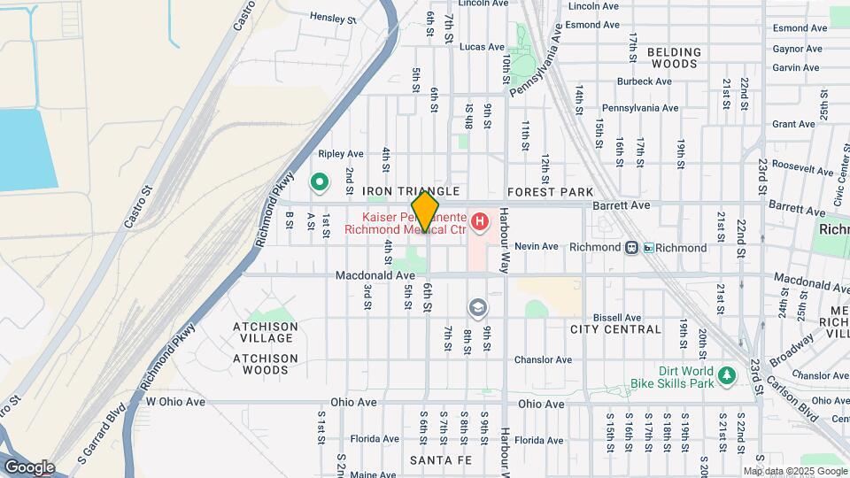 541 Nevin Ave Map and Location Details