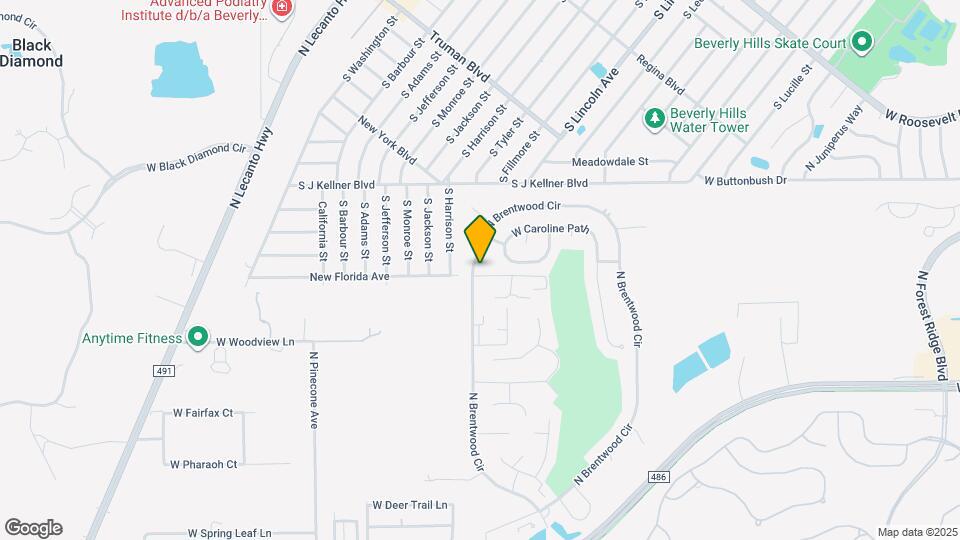 2383 N Brentwood Cir Map and Location Details