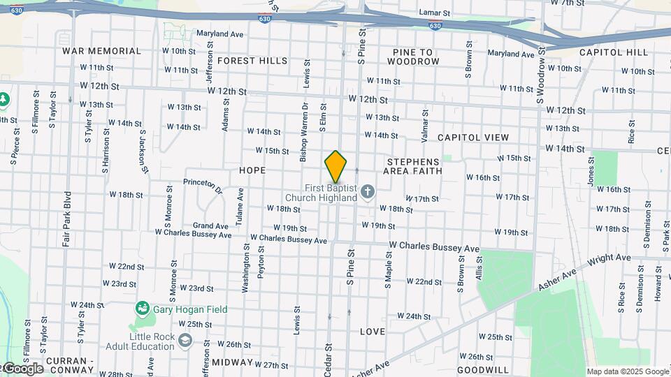 4009 W 17th St Map and Location Details