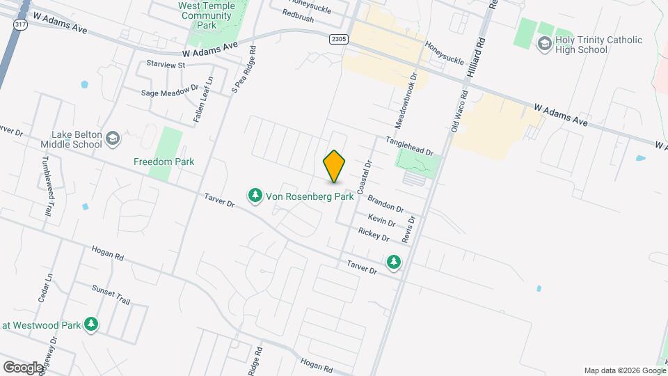 7401 Escarpment Dr Map and Location Details