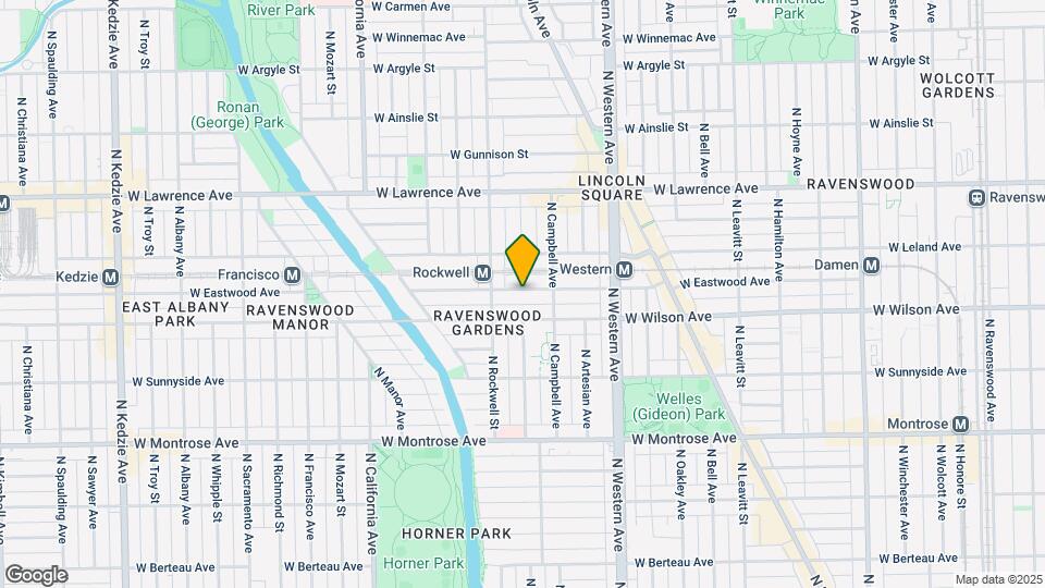 2555 W Eastwood Ave, Unit 3 Map and Location Details