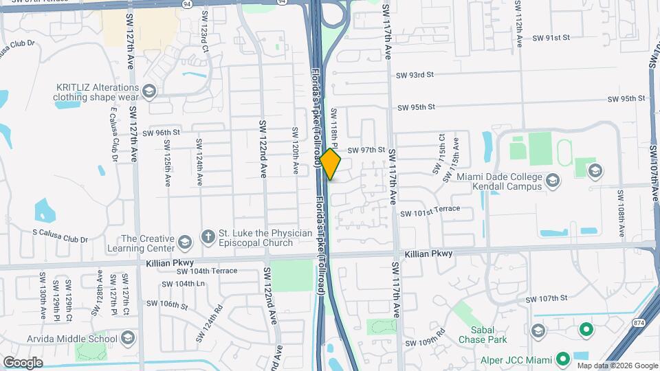 11864 SW 99th St Map and Location Details