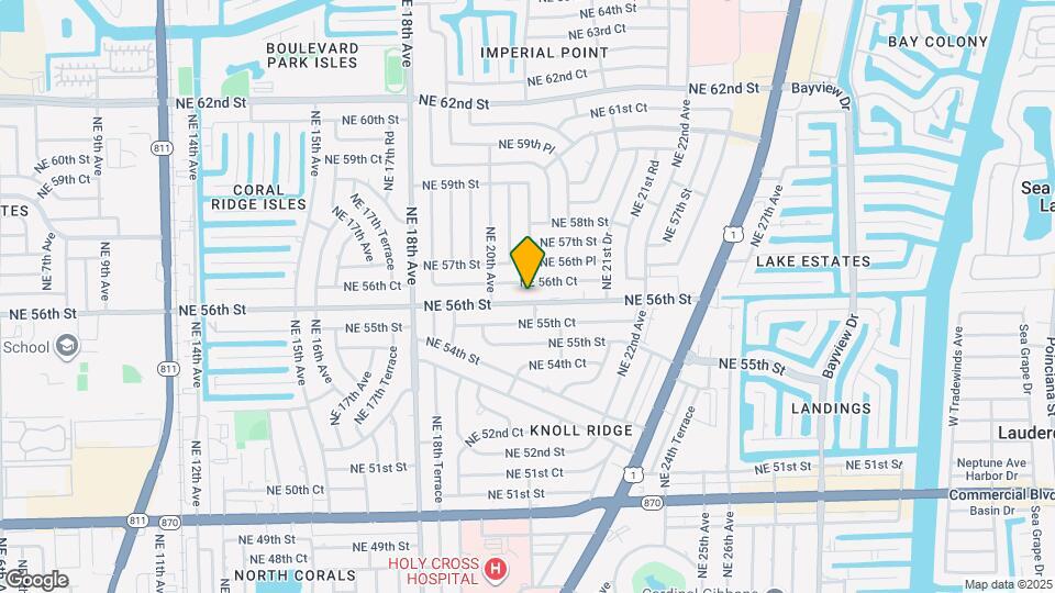 2051 NE 56th St Map and Location Details