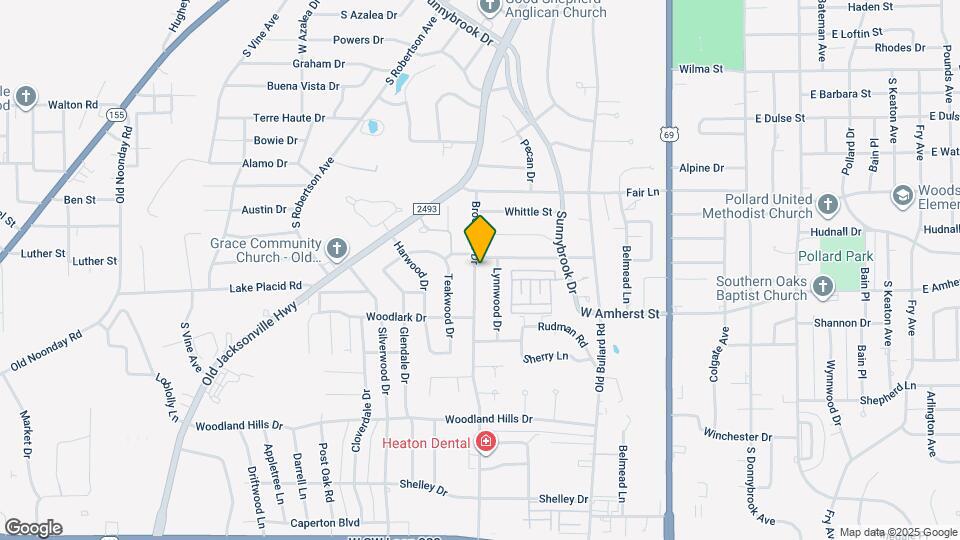 3216 Brookside Dr Map and Location Details