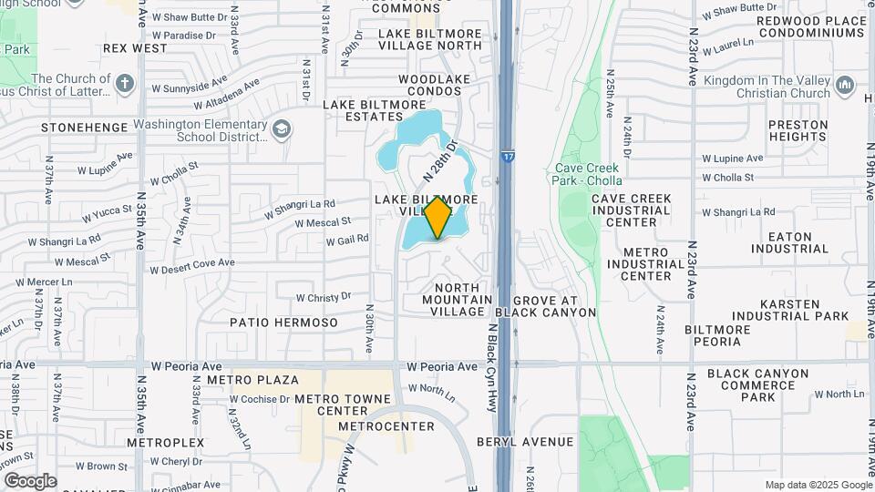 2644 W Desert Cove Ave Map and Location Details