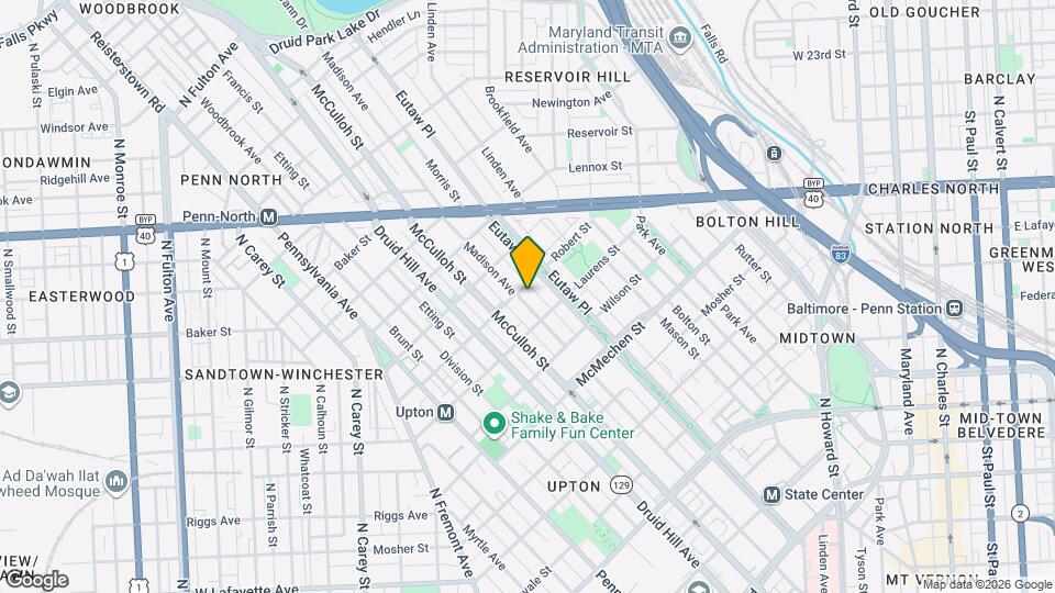 1825 Madison Ave Map and Location Details