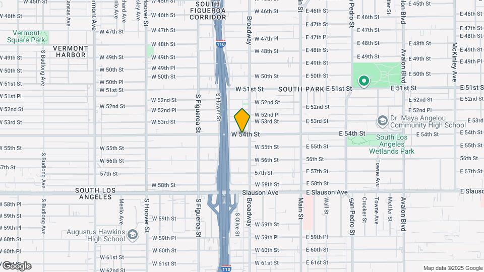 316 W 54th St Mapa y Detalles de la Ubicación