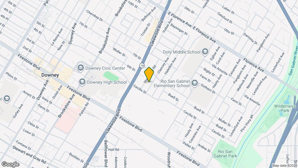 10703 Clancey Ave Map and Location Details