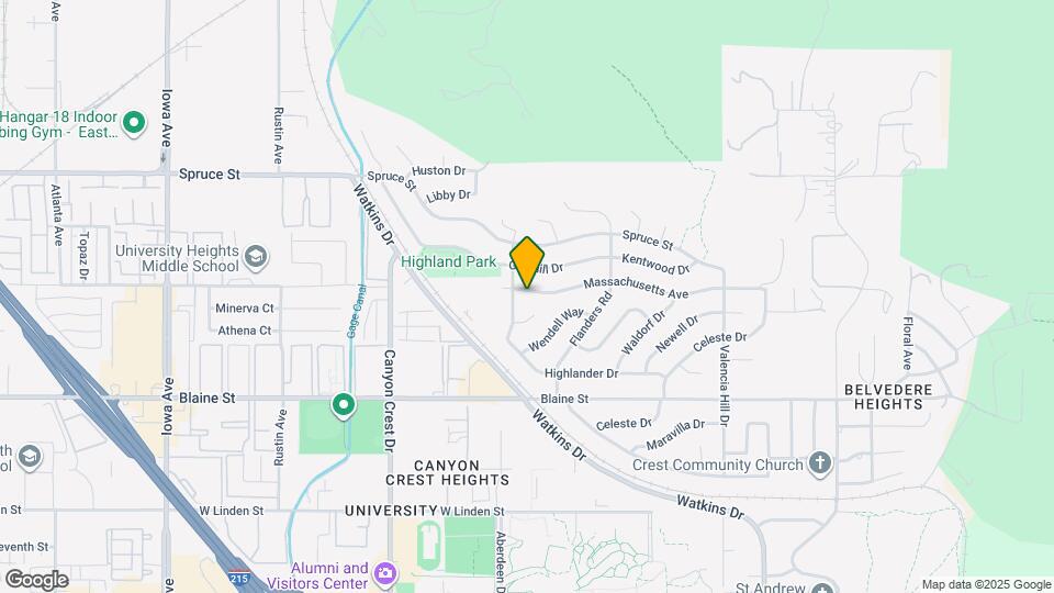 652 Massachusetts Ave Map and Location Details