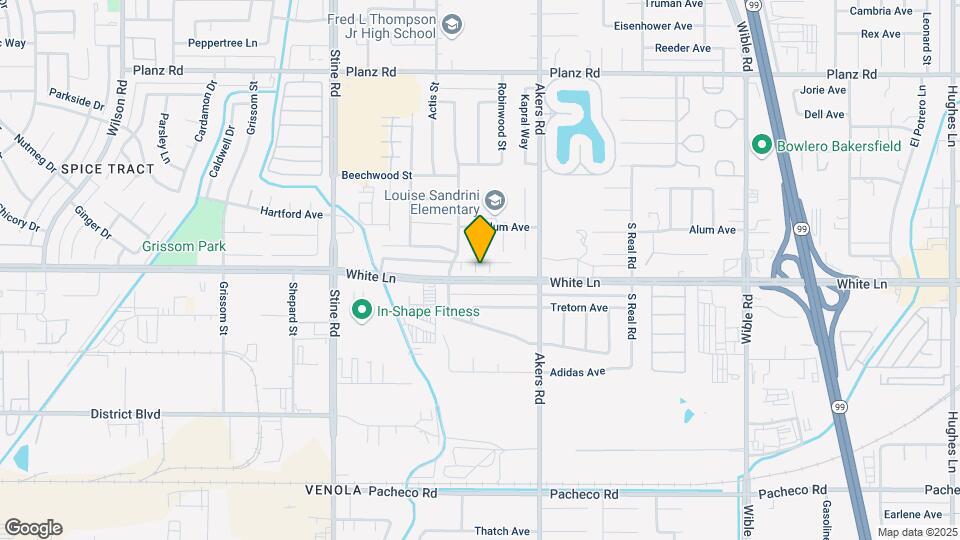 4300 White Ln Map and Location Details