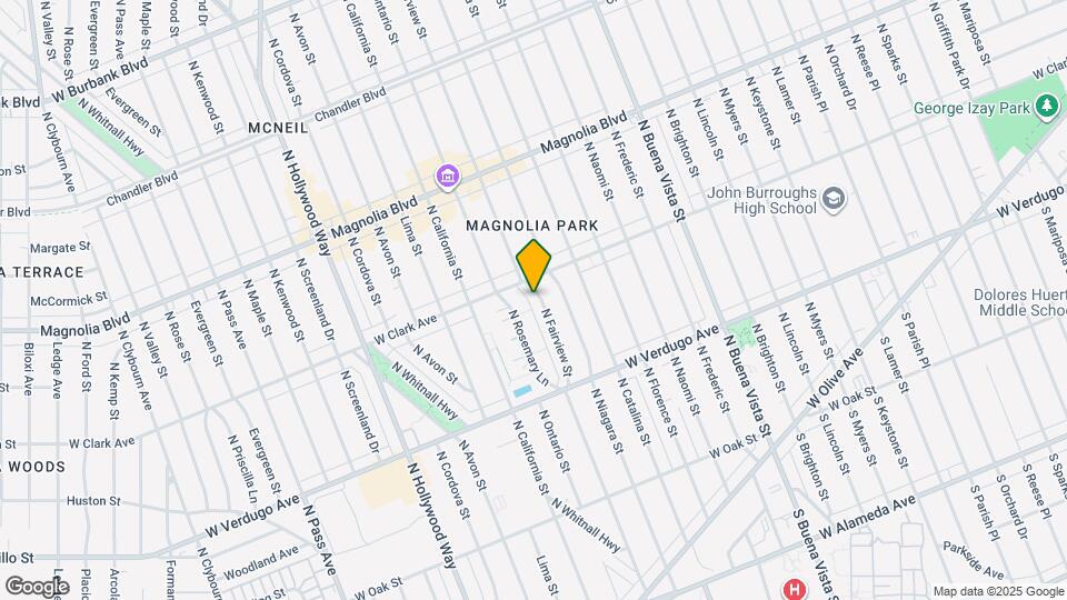 637 N Fairview St Map and Location Details