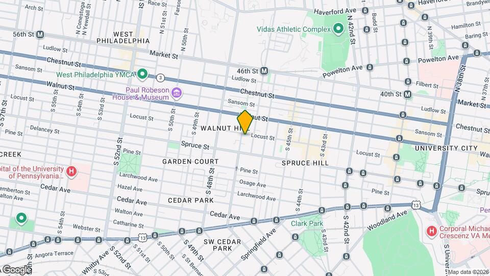 4648 Locust St Map and Location Details