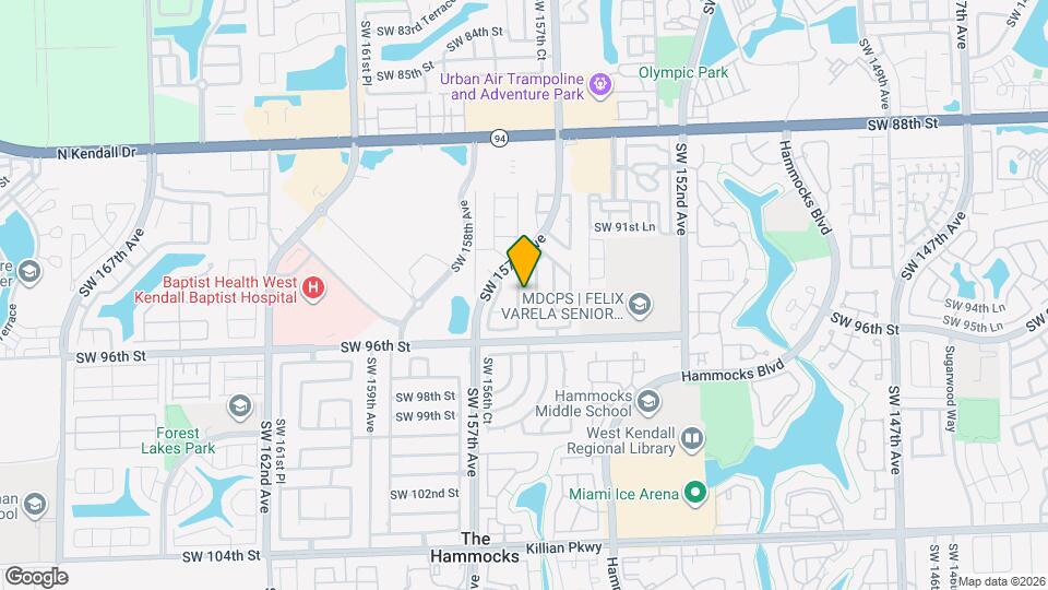 9425 SW 155th Ave Map and Location Details