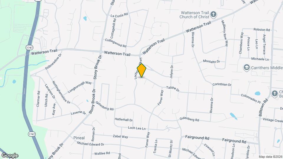 9106 Talitha Dr, Unit 1 Map and Location Details