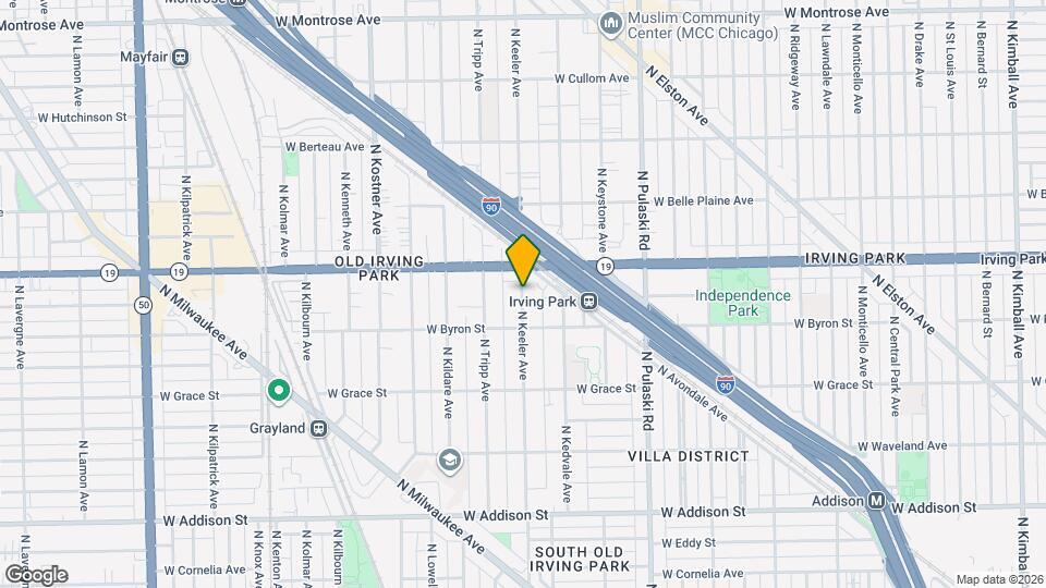 3929 N Keeler Ave-Unit -2S Map and Location Details