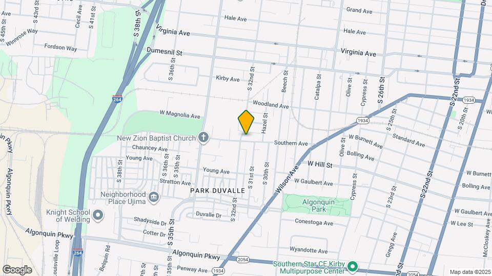 1443 S 32nd St Map and Location Details